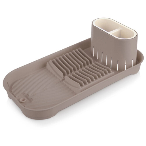 Abtropfgestell mit Besteckhalter, 39 x 19,5 x 11 cm