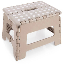 Klappbarer Tritthocker, rutschfest, 32 x 25 x 22 cm, Tragkraft 120 kg