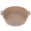 Silikon-Heißluftfritteusen-Einlage, wiederverwendbar, 23 cm, Beige 1