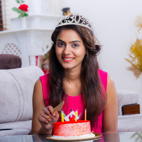 Rhinestone Crown Hair Accessory for Women 2