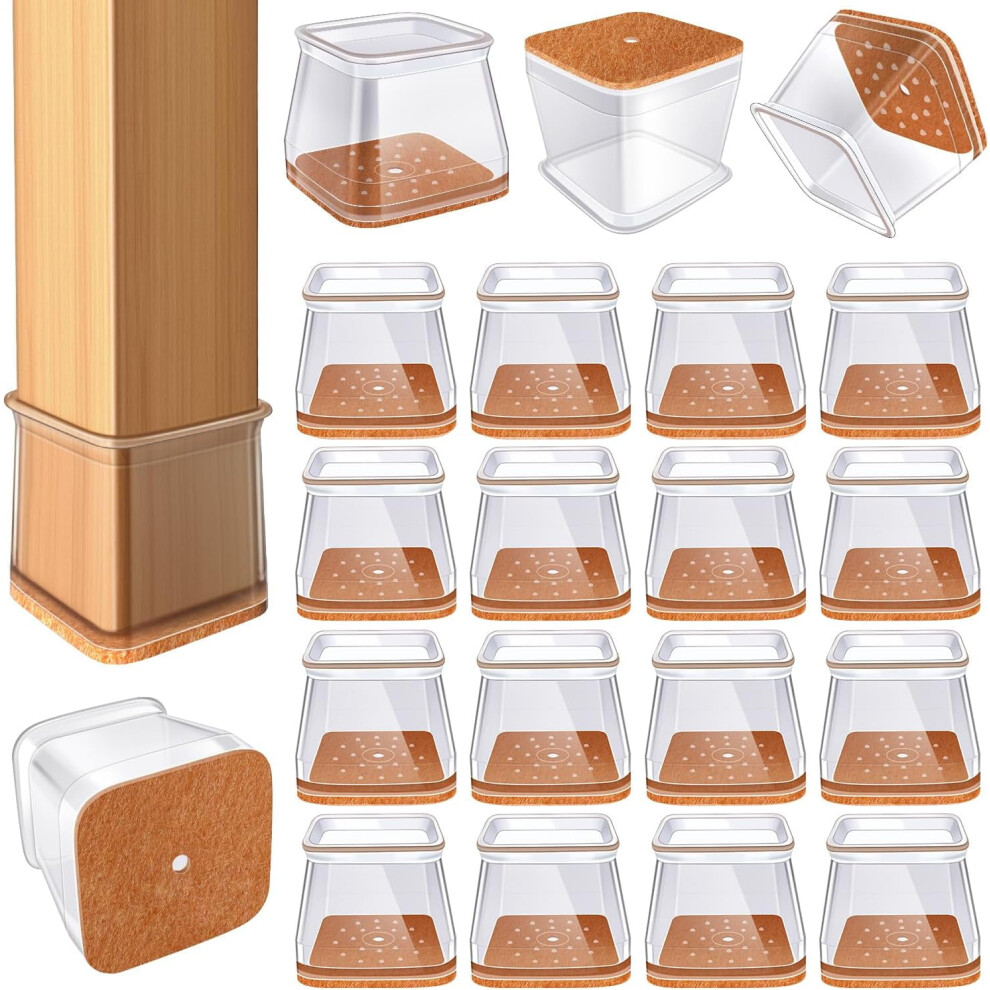 24-Piece Chair Floor Protectors Â Felt Pads For Hardwood 9402001480507