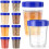 Récipients à vinaigrette avec couvercles (10 pièces) 1