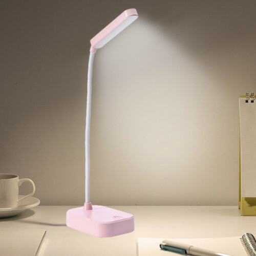 Folding LED Desk Lamp – Adjustable Brightness, USB