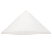 Biały abażur z tkaniny typu parasol do lamp stołowych E27