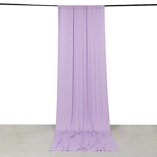 BalsaCircle Lavender Stretch Spandex Backdrop Curtain 5 ft 2