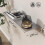 Danpoo Metal Floating Shelf Grey 16 inch 3