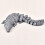 Gray 21 cm 3D Printed Crocodile Figurine 1