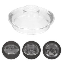 2er-Pack Glasdeckel für Teekannen, 9 cm
