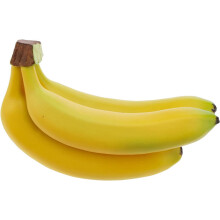 Realistischer künstlicher Bananenstrauß – 3-köpfige Schaumstofffrucht