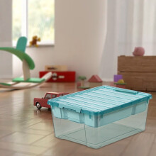 Caja de almacenamiento de juguetes con 5 bandejas extraíbles