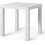Table d'appoint classique blanche 55 x 55 x 45 cm 1