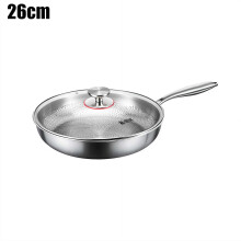 Taima Titanium Hammered Frying Pan with Glass Lid