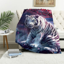 Flanelová deka s bengálským tygrem 150x200 cm