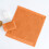 Orange Cotton Washcloth, Thickened & Absorbent, 1 Pc 1