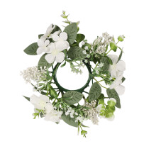 Hydrangea Candle Rings for Pillar Candles
