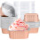20-Pack 5oz Square Aluminium Foil Mini Cake Pans with Lids 1
