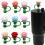 Καπάκια σιλικόνης Rose για καλαμάκια 10mm – Συσκευασία των 9 1
