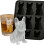 French Bulldog Ice Cube Tray – Silicone, 6-Cavity 1