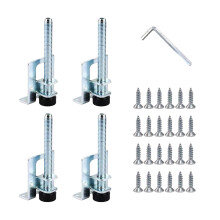 4-Piece Heavy-Duty Adjustable Furniture Feet