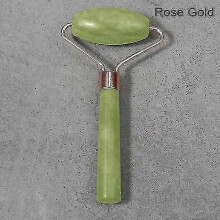 (N2) Green Single Head Face Massage Roller Jade Stone Slimming Face Neck Massager Lifting Tool Anti Wrinkle Massage Roller Best Gift