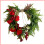 Silk Rose and Berry Wreath 16in 1
