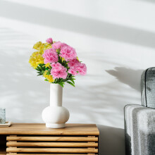 Künstliche rosa Seidennelke, 11,81 Zoll (1 Stück)
