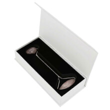Natural Double Head Rose Quartz Jade Slimming Face Beauty Massage Roller (#03)