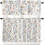 3-Piece Floral Kitchen Curtain Set with Valance 3