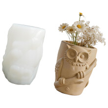 Creative Owl Silicone Candle Mould For Home Candle Designs
