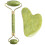 Gua Sha and Jade Roller for Face Massage - Jade Stone Massage Roller ,Green 1