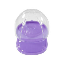 Scatole per caramelle trasparenti con cappellino da baseball (6 pezzi)