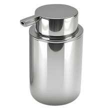 Stainless Steel Refillable Lotions Dispenser for Kitchen-Silver