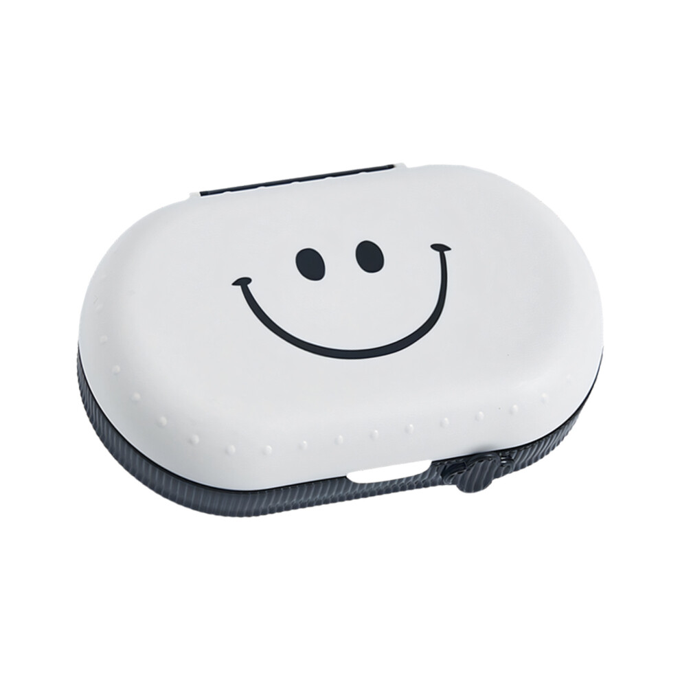 Portable Retainer Case Compact Denture Soaking Container With
