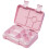 Lekvrije gecompartimenteerde lunchboxcontainer voor-Roze 1