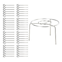 Premium Stainless Steel Grill Rack with Meat Kabob Skewers For