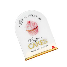 Wedding Table Signs Acrylic Dessert Signs Food Signs Arch-C