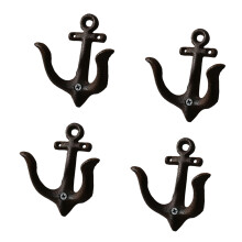Marine Iron Wall Hook With High Weight Capacity For-Black