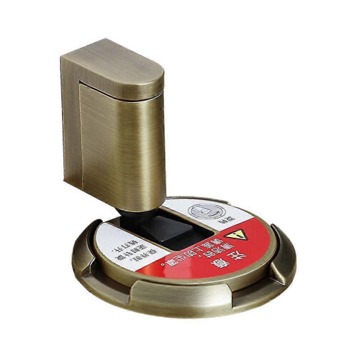 (Bronze) Mechanical Fixed Door Holder Self-locking Door Stopper Height Adjustable