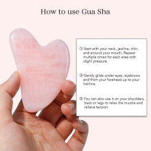 Eyes Facial Beauty Roller Skin Care Tools Face Roller Jade Roller & Gua Sha Rose Quartz Massager for Face Neck