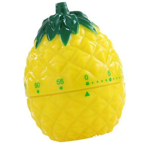 Practical 60 Minutes Pineapple Pattern Timer For Travel Camping