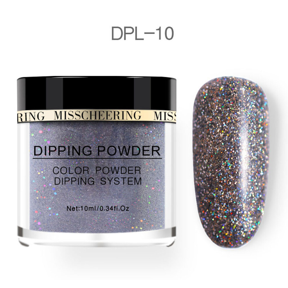 (Multicolor) Shiny Nail Art Polymer Acrylic Powder Nail Art Extension Dipping Glitter Powder