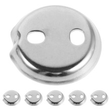 6Pcs Silver Towel Bar Hardware Mounting Brackets for Bathroom Walls