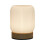 Lampada da tavolo touch con effetto legno e batteria integrata. 1