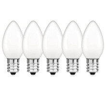 5er-Pack E12 LED-Nachtlichtbirnen, warmweiß