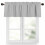 Grey Valance 60x18in Rod Pocket – Light Filtering 1