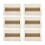 Tapis de Table rayé décoratif en coton et lin pour-6 Modèle 6 1