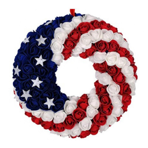 Patriotisk silkekrans 30 cm