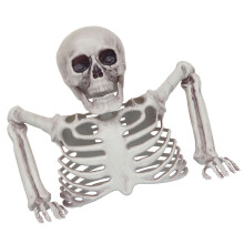 Eerie Half Skeleton Figure Fun For Movie Night And Event-A