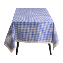 Mooie print keukentafelbladhoes ademend component-90*90 cm Blauw