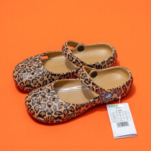 (leopard, W8=38) Zomer 2026 Ballet Cross Clogs voor dames – Lichtgewicht, ademende en antislip strandsandalen